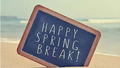 spring break