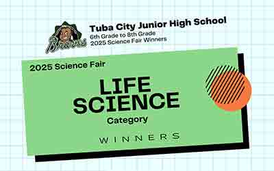 TCJHS Science Fair 2025 Winners