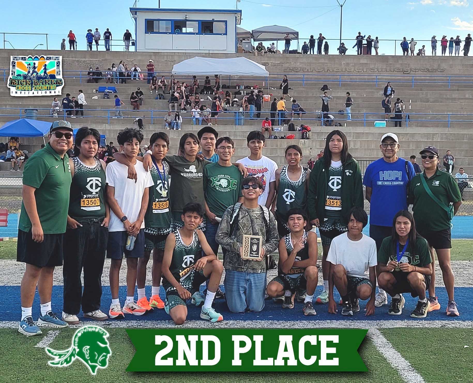 Warriors place second