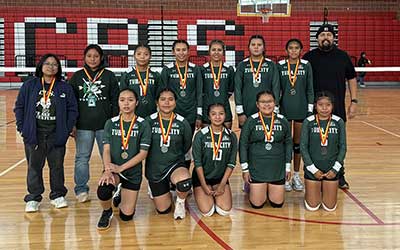Tuba City Junior High School Varsity Volleyball Team