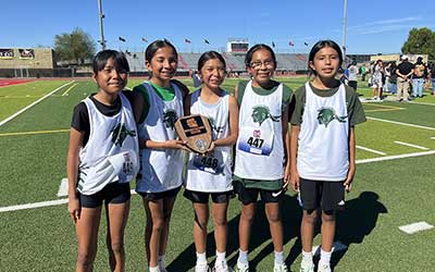 Congratulations to the TCES Girls Cross Country Team