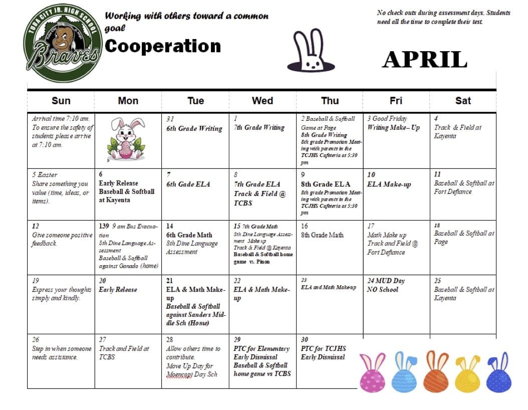 TCES-Feb-Cal-Update