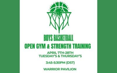 Boys Basketball Open Gym & Strength Training