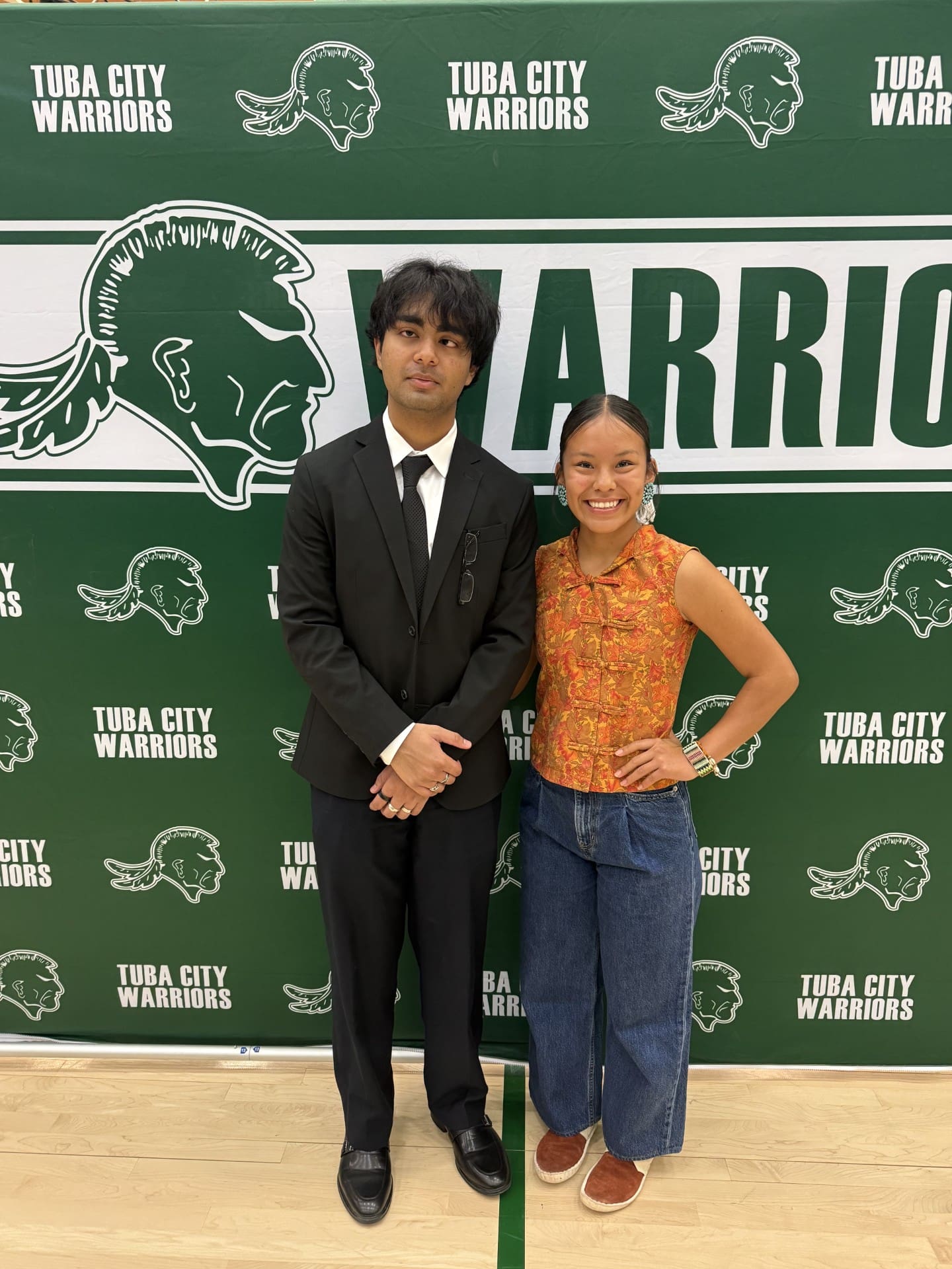Valedictorian & Salutatorian TCHS April 2026 Braves-Volleyball-Recognition