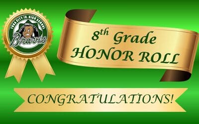 8th Grade Honor Roll 4th Quarter