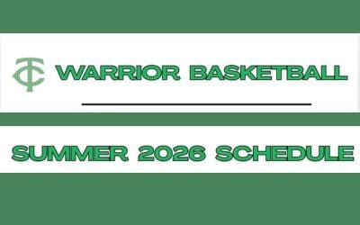 Summer 2026 Warrior Basketball Schedule